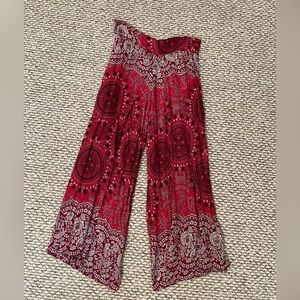 Women’s Open Pants. One Size. Rayon 100%